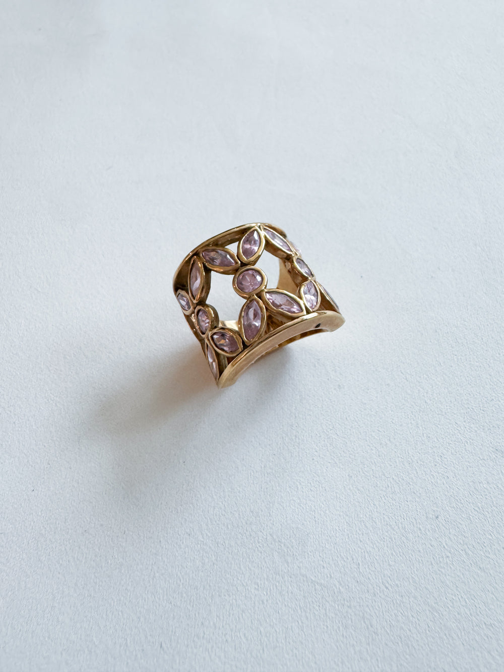 Vintage Gold & Purple Ring