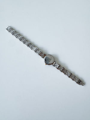 Bulova Two Tone Flower Watch