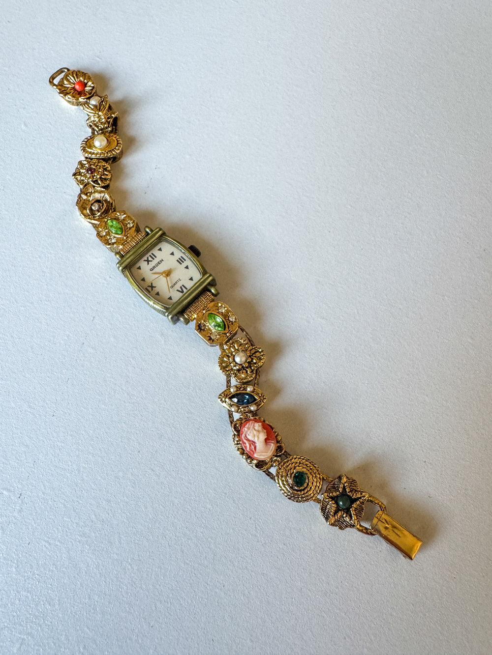 Vintage Gruen Victorian Slider Charm Watch