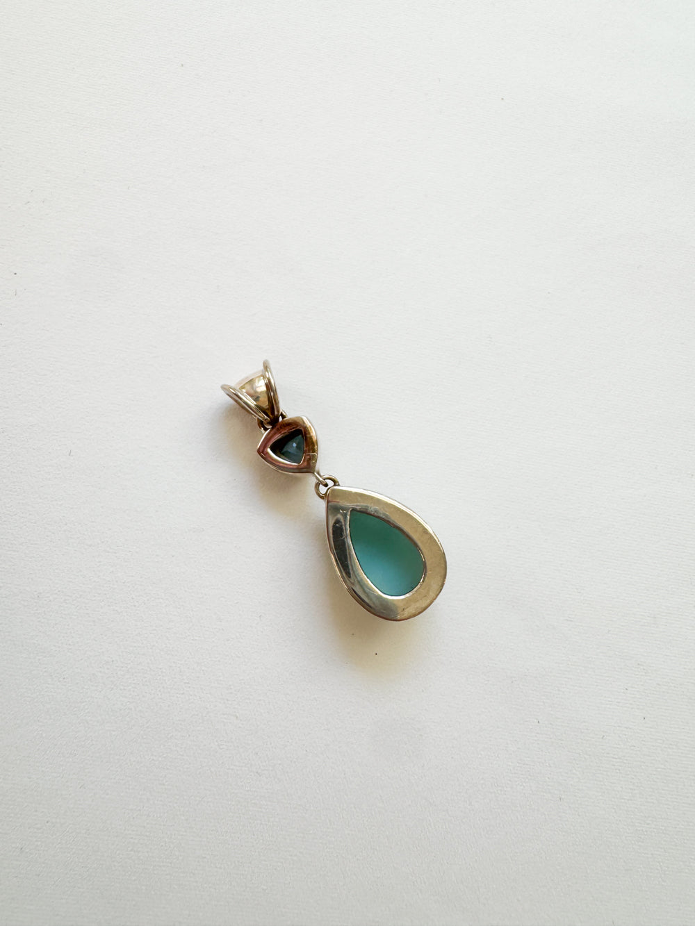 Vintage Sterling Silver Blue Charm
