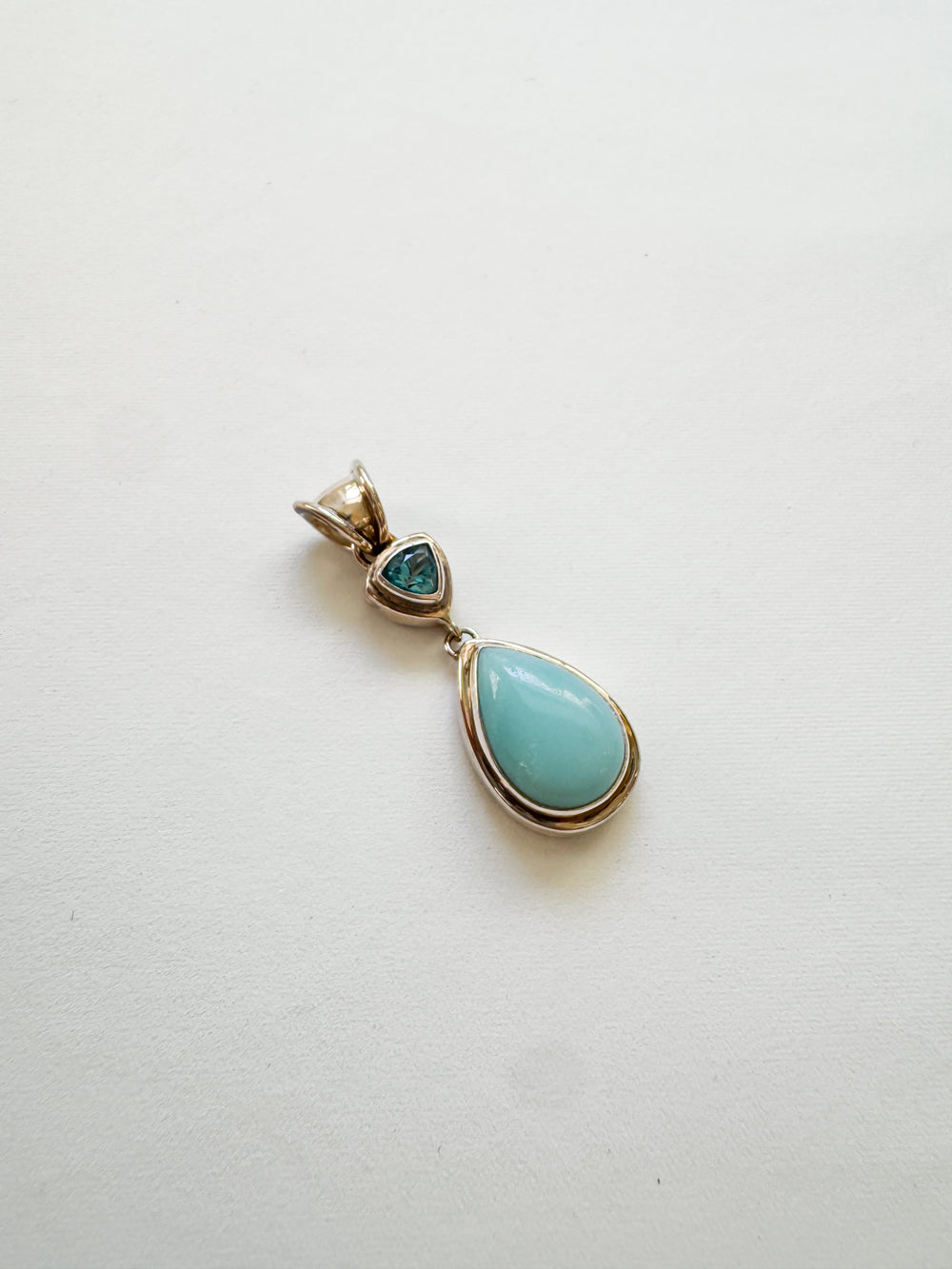Vintage Sterling Silver Blue Charm