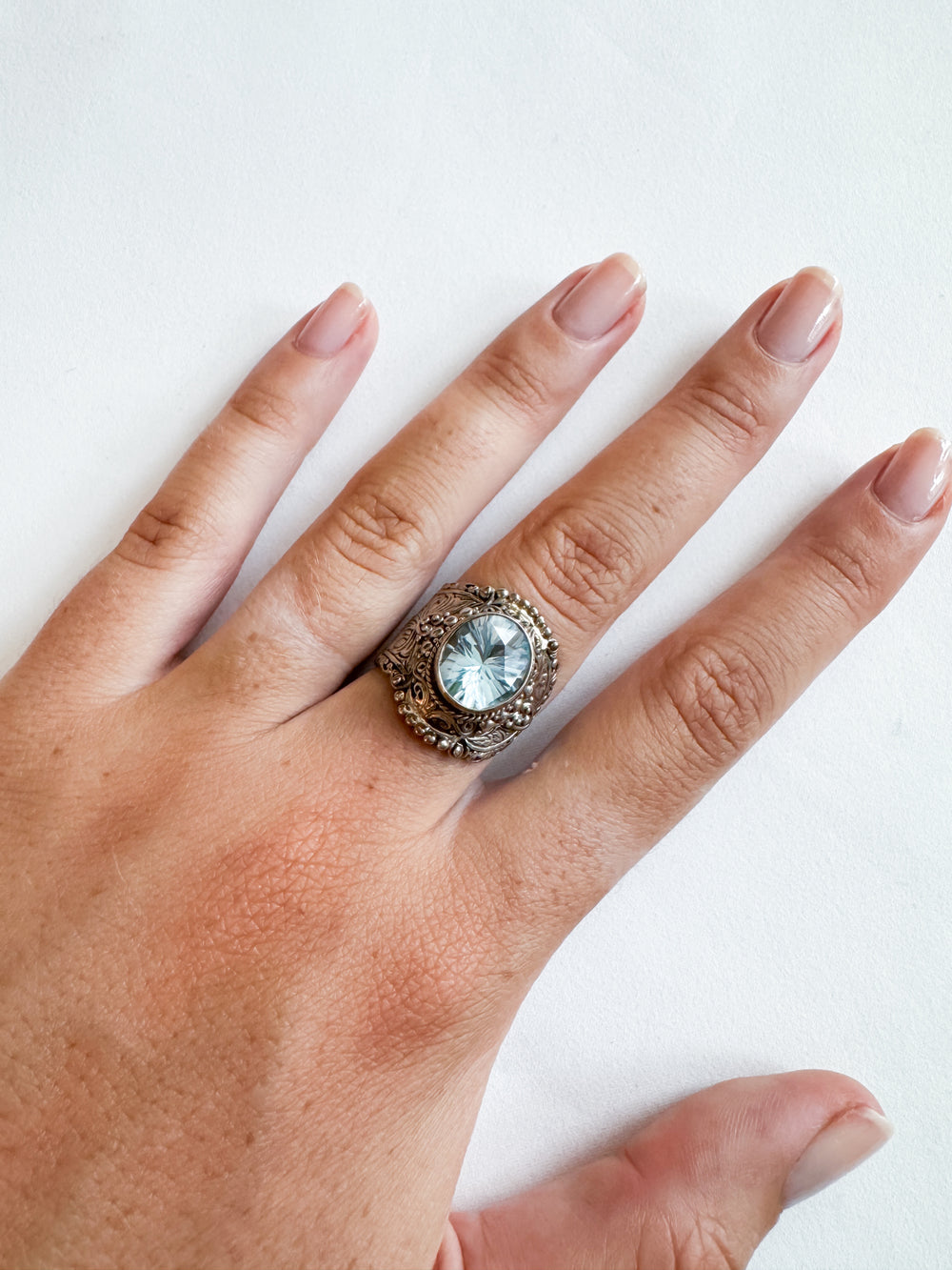 Vintage Sterling Silver Boho Ring