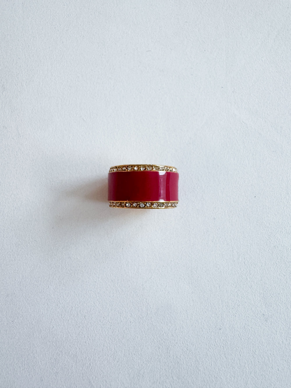 Vintage BCBGMAXAZRIA Red Ring