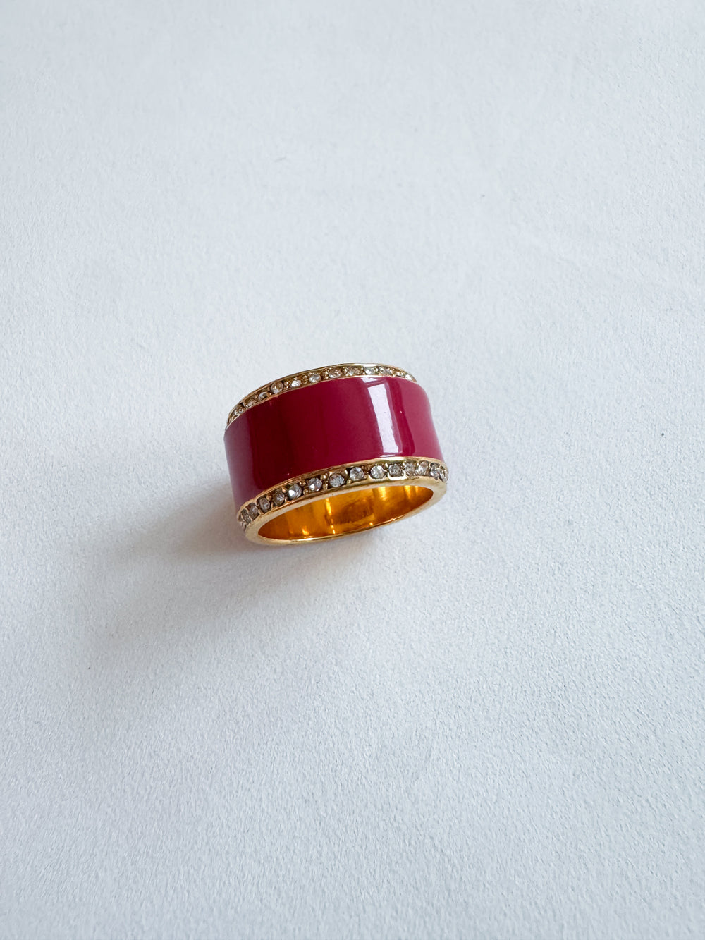 Vintage BCBGMAXAZRIA Red Ring
