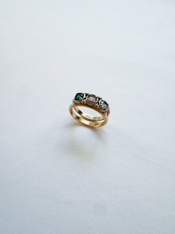 Vintage 14k Gold Topaz Ring