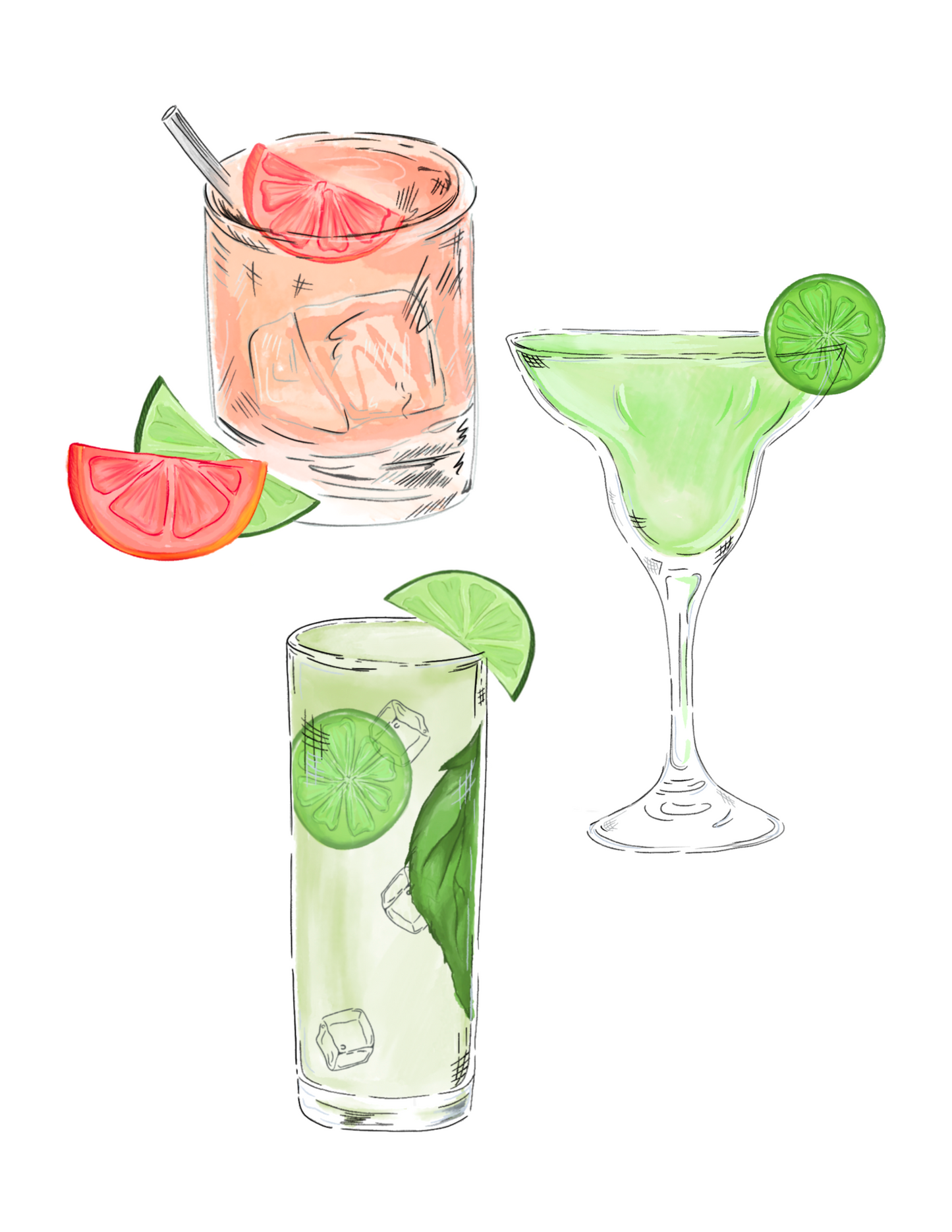 Cocktail Recipe Set