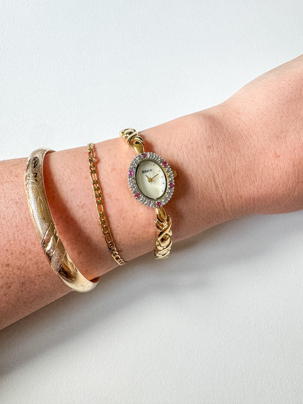 Vintage Dufonte Gemstone Women's Watch