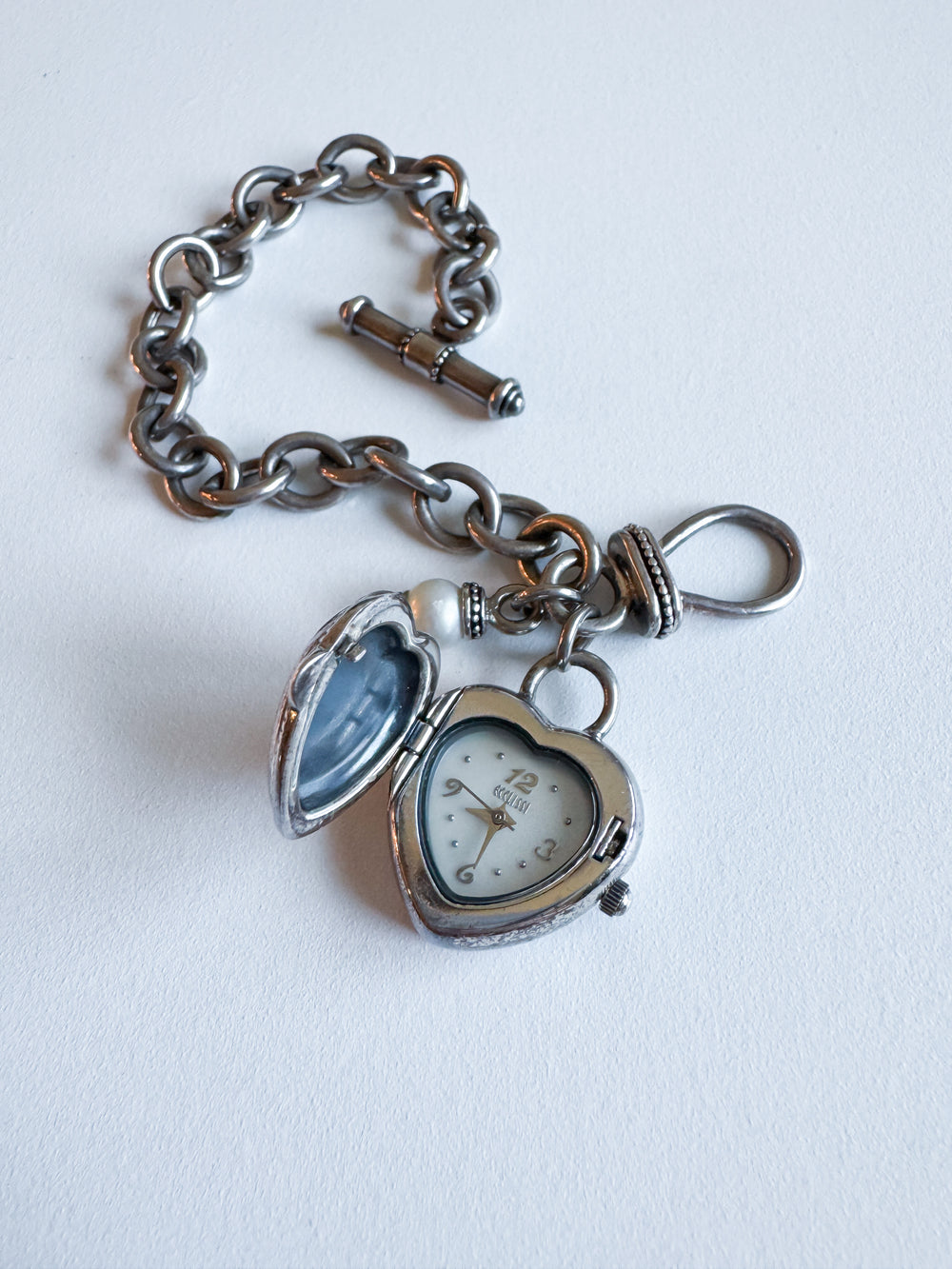 Vintage Ecclissi Sterling Silver Charm Watch