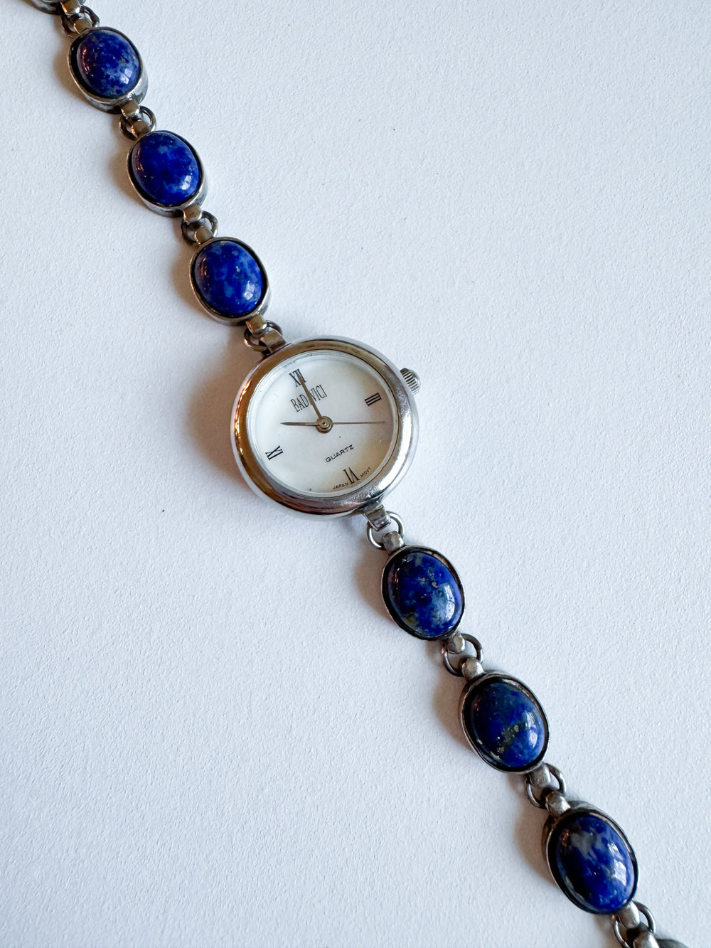 Vintage Badavici Sterling Silver & Lapis Lazuli Watch