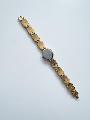 Vintage Gold Cameo Womens Watch