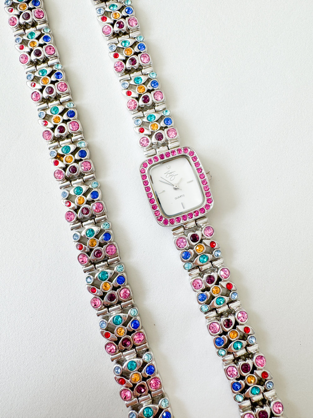 Vintage Suzanne Somers Silver Watch Set