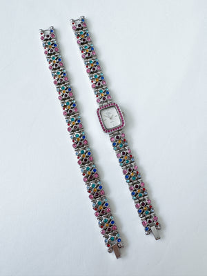 Vintage Suzanne Somers Silver Watch Set