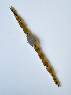 Vintage Relic Folio White Dial Gold Watch