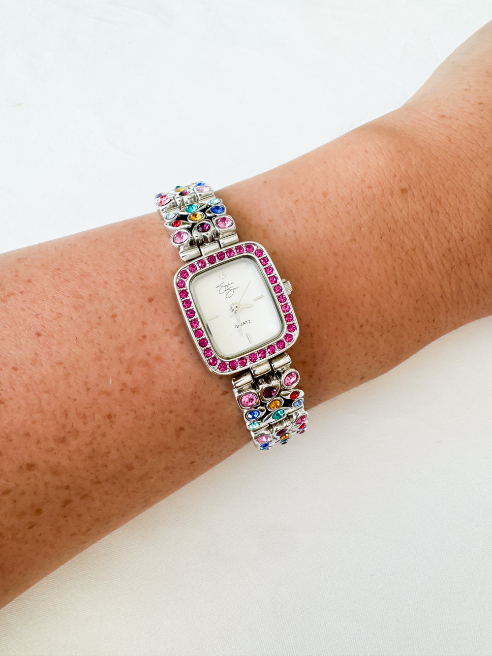 Vintage Suzanne Somers Silver Watch Set