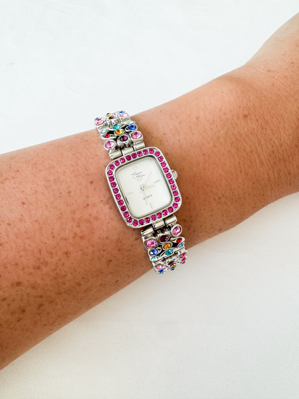 Vintage Suzanne Somers Silver Watch Set