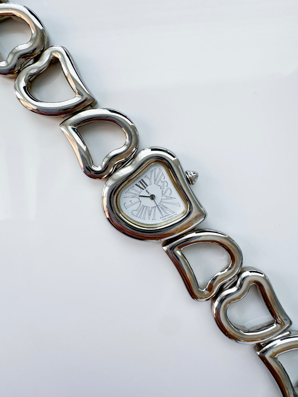 Vintage YSL 40th Anniversary Coeur Crash Watch