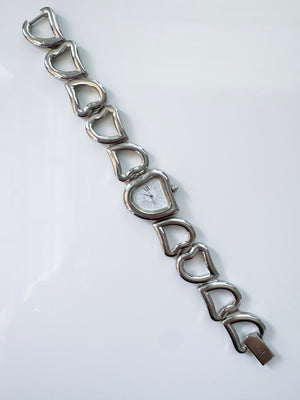 Vintage YSL 40th Anniversary Coeur Crash Watch