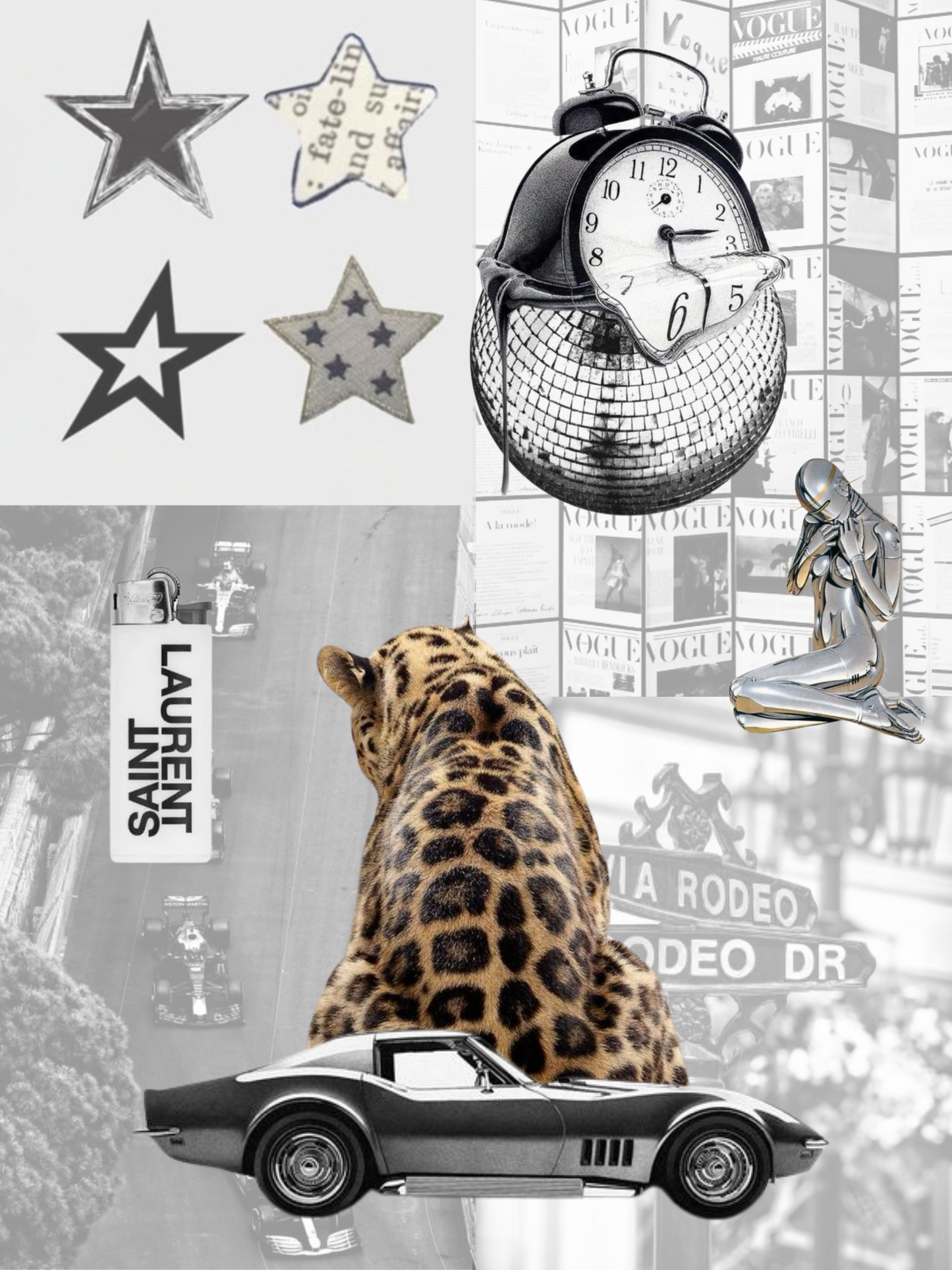 Leopard Collage #3