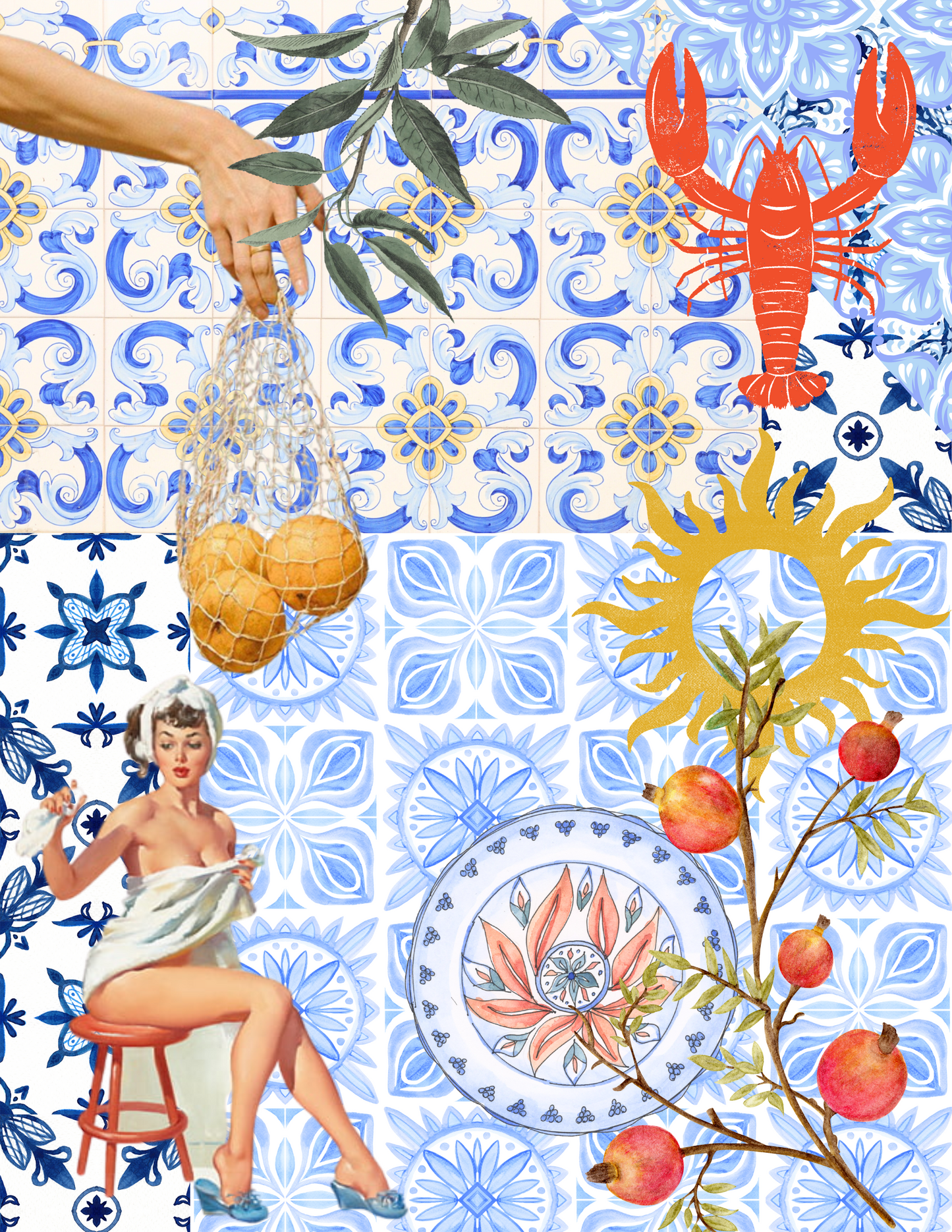 Mediterranean Collage #1