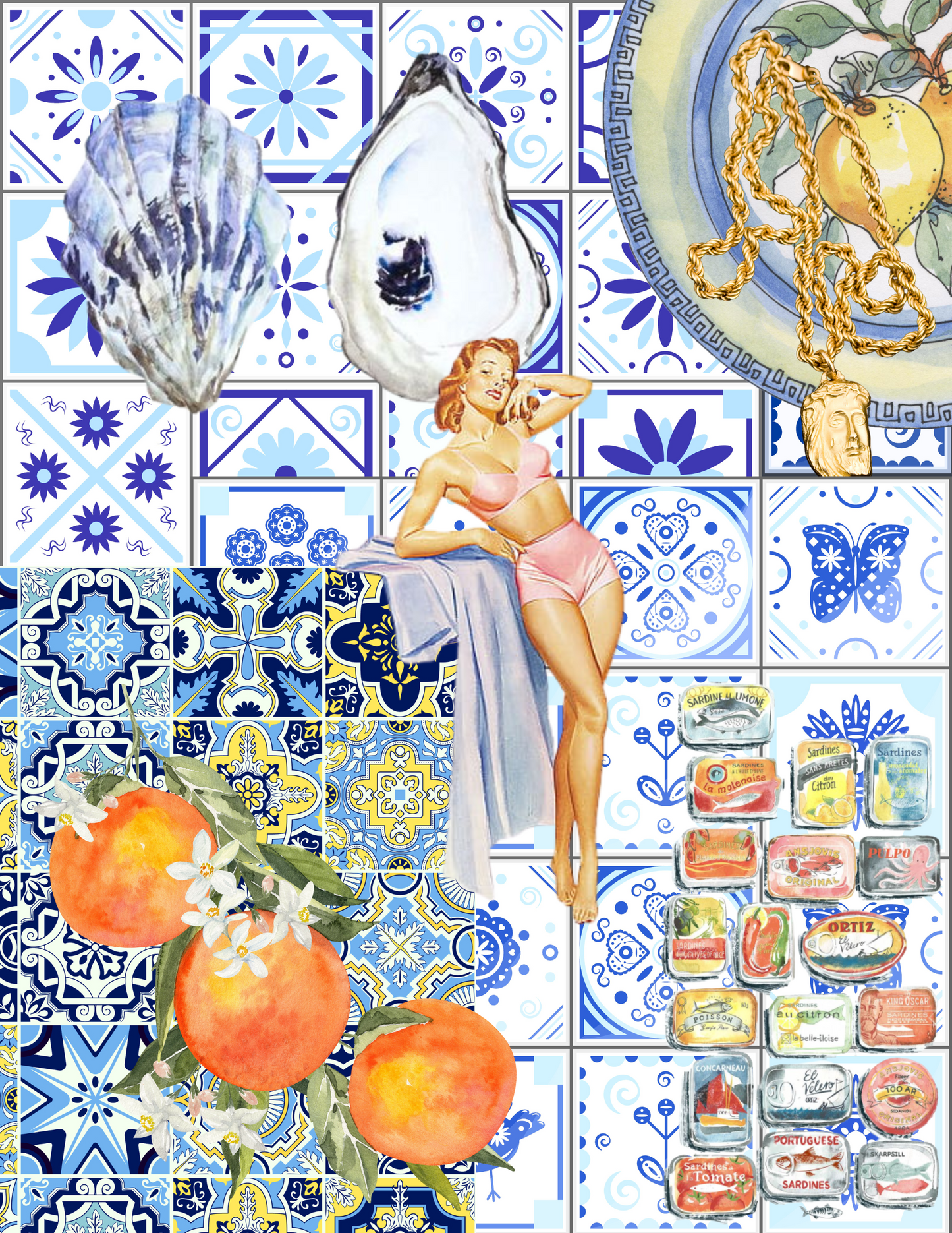 Mediterranean Collage #2